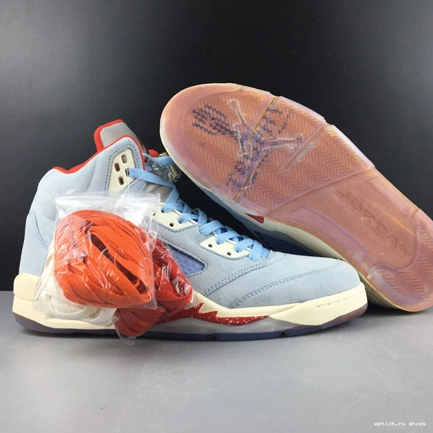 Cheap Ice Trophy 4018 CI1899- Room Jordan5 Blue Affordable 1014